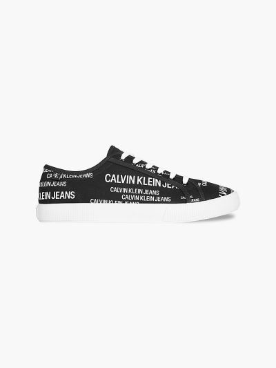 Calvin Klein Cipők HU094671 | Calvin Klein Canvas Férfi Sportcipő Fekete
